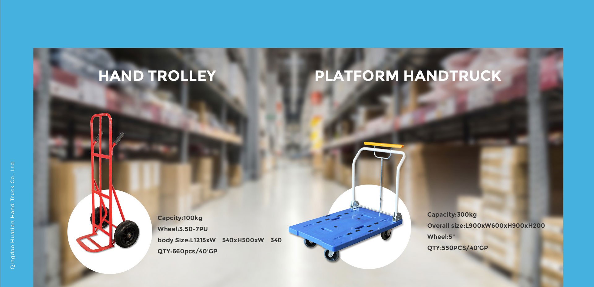 Qingdao Huatian Hand Truck MR 12QT Feed Bucket MR12QP/HFB-BLUE Qingdao Huatian Hand Truck MR 12QT Feed Bucket MR12QP/HFB-BLUE